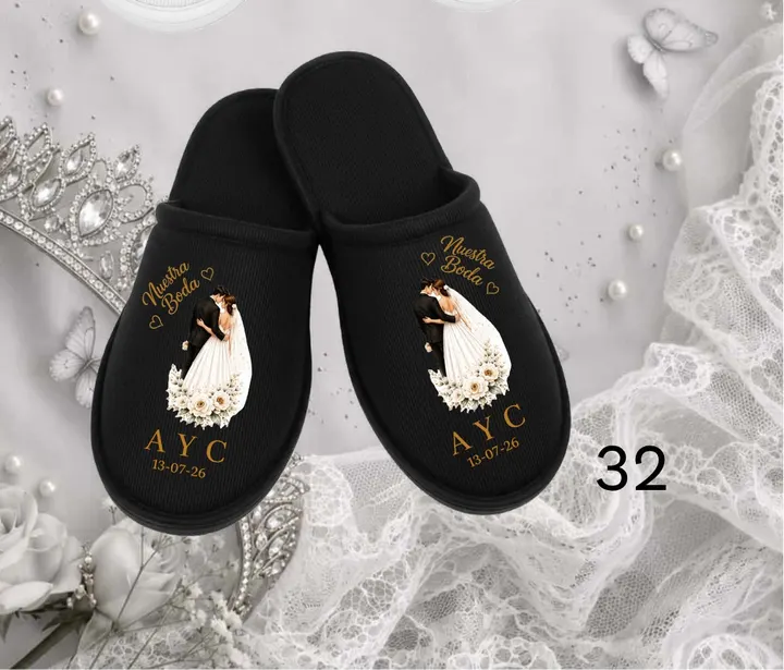 Pantufla boda · diseño 32