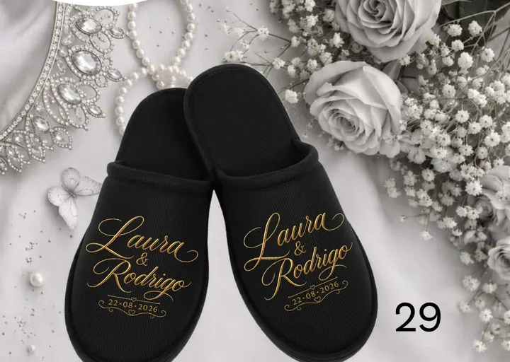 Pantufla boda · diseño 29