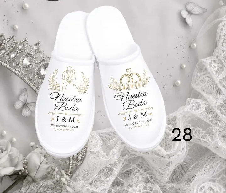 Pantufla boda · diseño 28