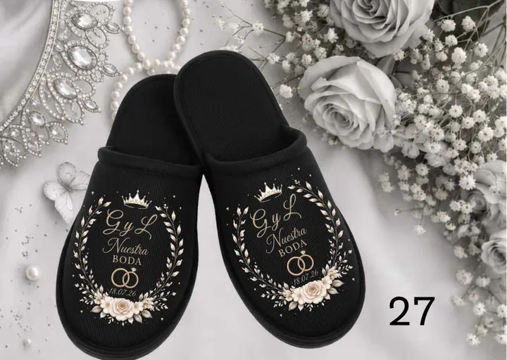 Pantufla boda · diseño 27