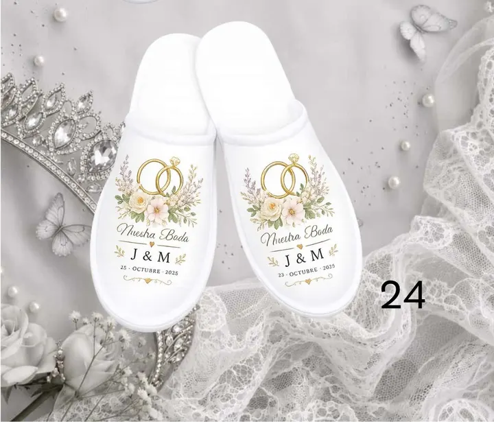Pantufla boda · diseño 24