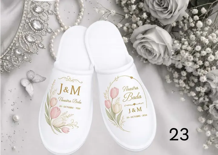 Pantufla boda · diseño 23