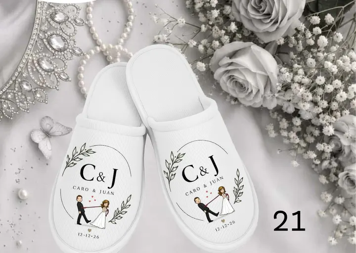 Pantufla boda · diseño 21