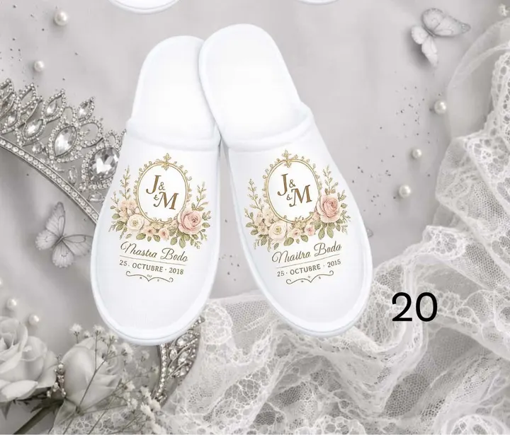 Pantufla boda · diseño 20