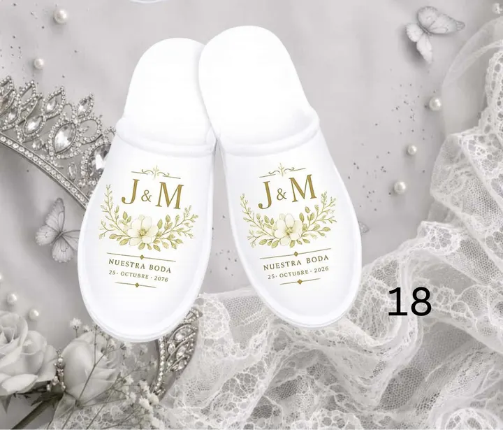 Pantufla boda · diseño 18