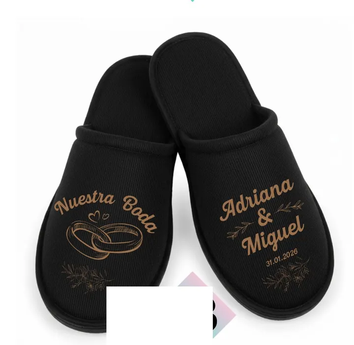 Pantufla boda · diseño 03