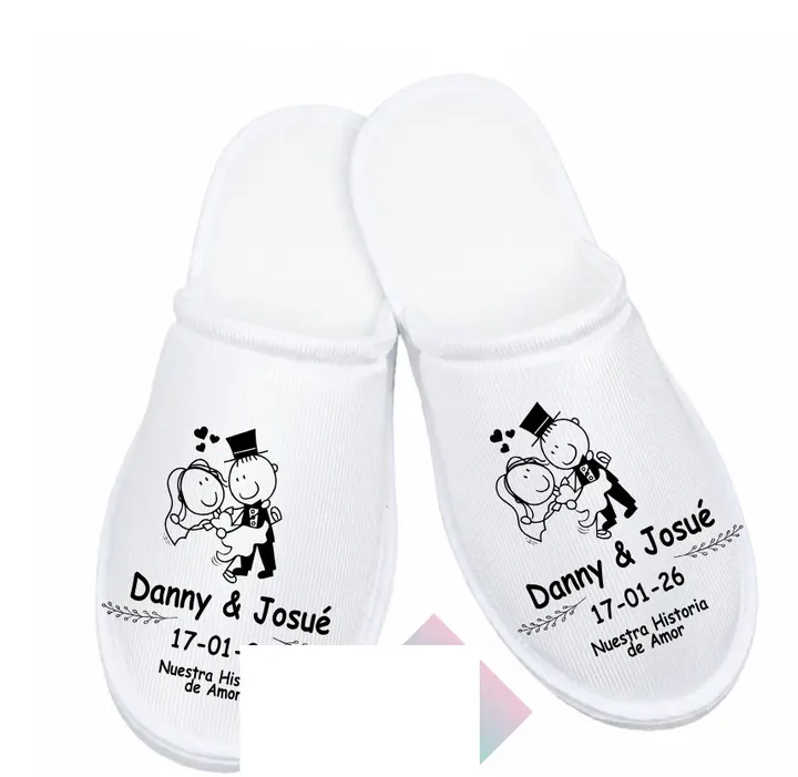 Pantufla boda · diseño 01